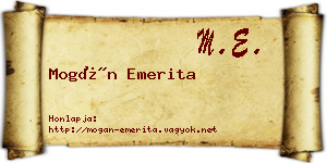 Mogán Emerita névjegykártya